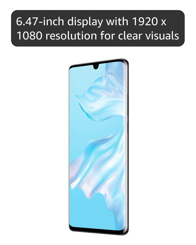 Huawei P30 Pro 128GB Dual-SIM Smartphone SIM-Free in Black: Amazon