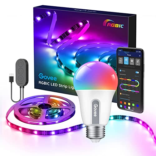 Govee RGBIC TV LED Backlight, LED Lights for TV with APP Control, Music Sync TV Backlights Bundle RGBWW Smart Light Bulbs Govee RGBIC TV LED Backlight, LED Lights for TV with APP Control, Music Sync TV Backlights Bundle RGBWW Smart Light Bulbs