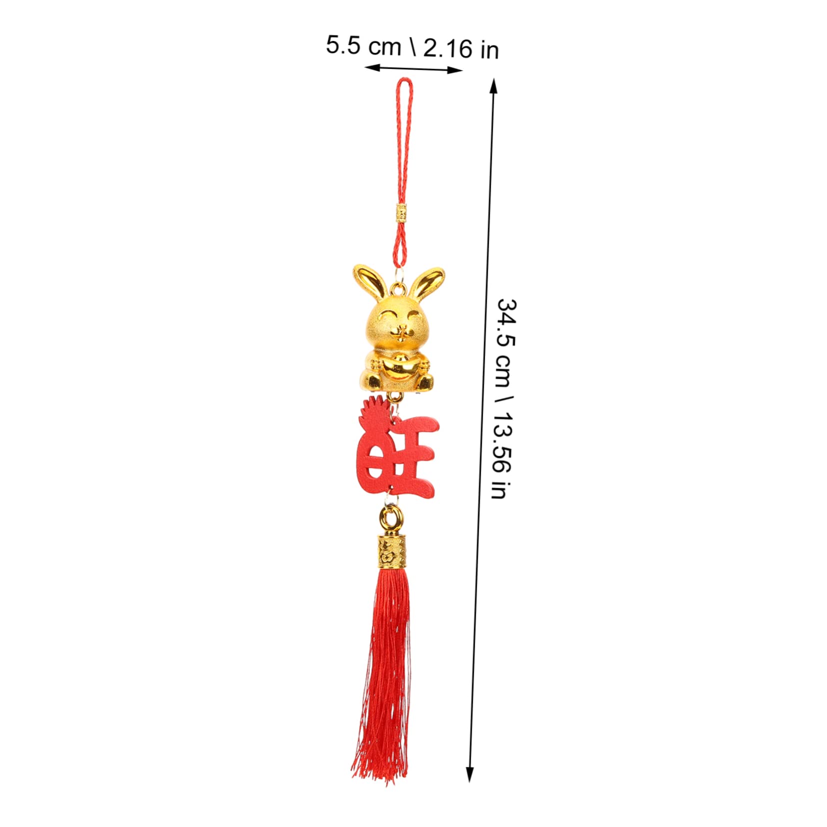 20 Pezzi 2023 Anno Della Decorazione Del Coniglio Ornamento Del Coniglio Decorazioni Di Capodanno Festa Feng Shui Ornamento Dell'Albero Capodanno Artigianato Kit Di Alipis