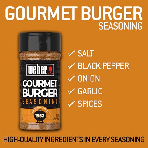 Weber Gourmet Burger Seasoning, 5.75 oz (Pack of 6) - image 3