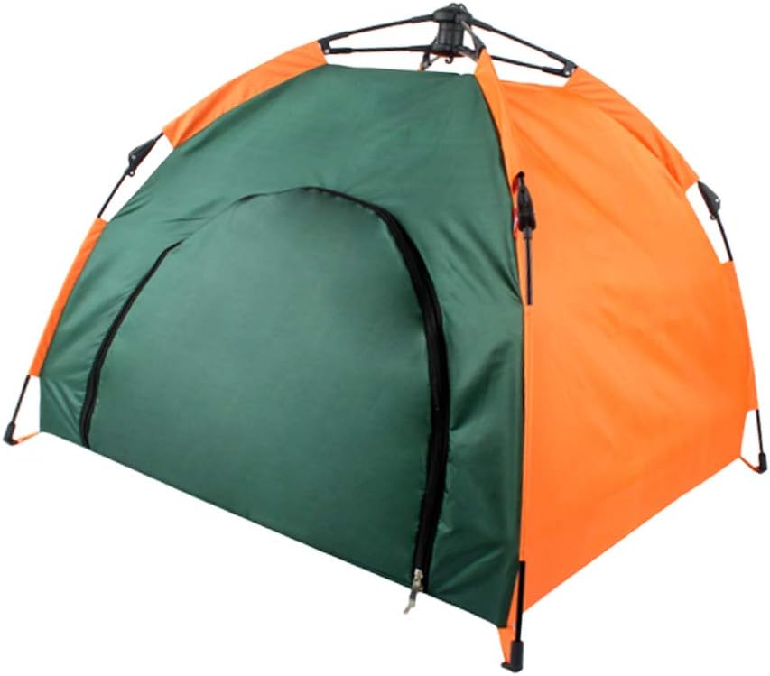 POPETPOP Portable Rain Pet Tent Foldable Outdoor Shelter for Small Dogs and Cats Lightweight Sunscreen Enclosure Easy Setup for Camping and Travel