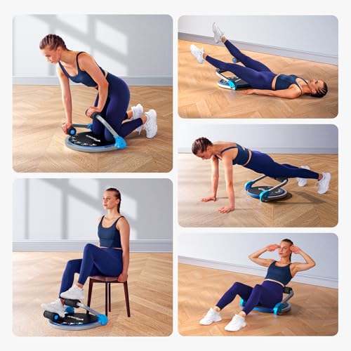 MERACH Bauchtrainer für Zuhause – Bauchmuskeltrainer mit 3 Einstellbaren Widerstandsstufen, Bauchtrainer Bauch Trainingsgerät für das Core Training Fitnessgeräte für Zuhause