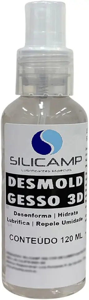 Desmoldante Para Molde E Formas De Gesso 3d Desenforma Fácil