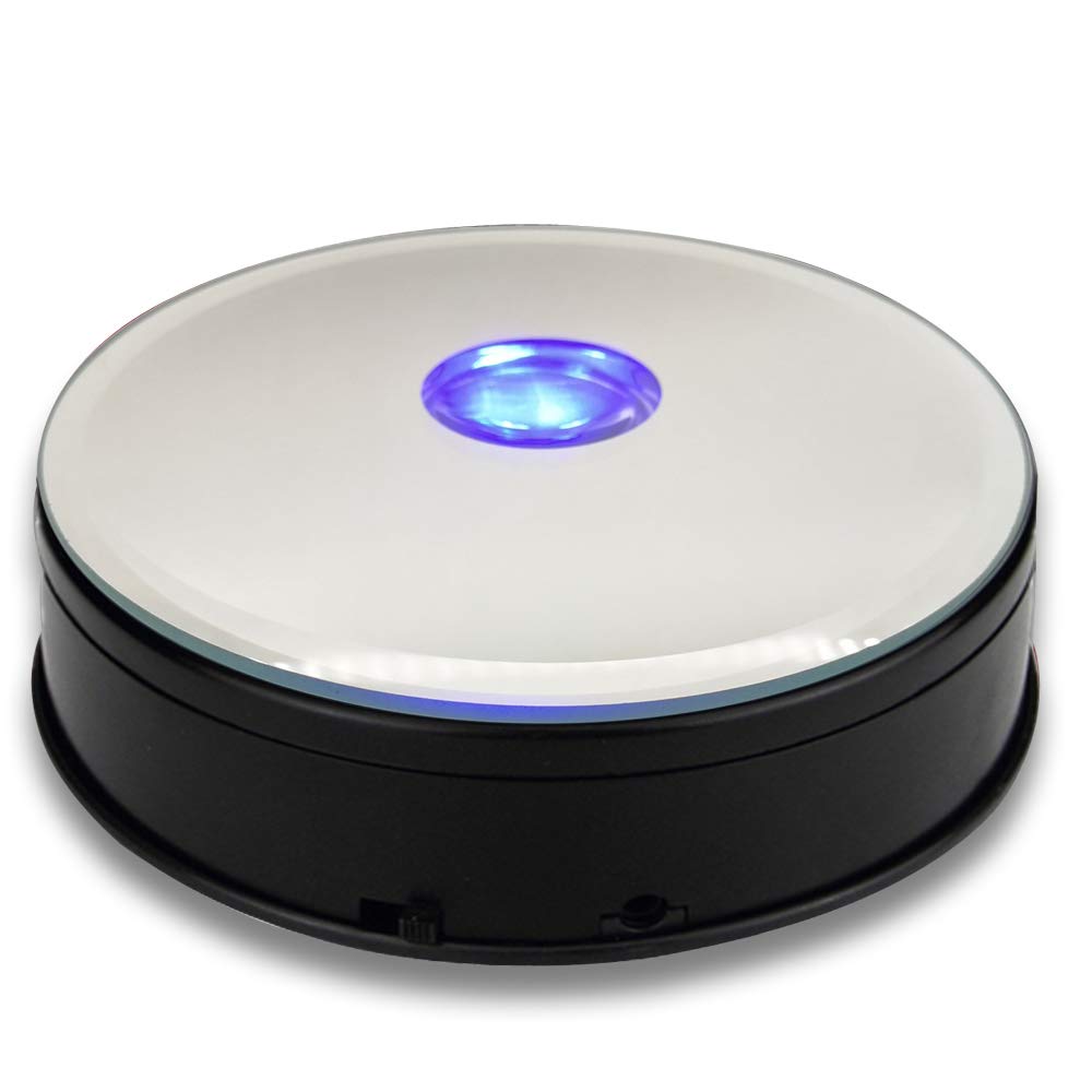 Buy LED Motorized Turntable Display Light Base for Theme Exhibition, Window Display, Acrylic