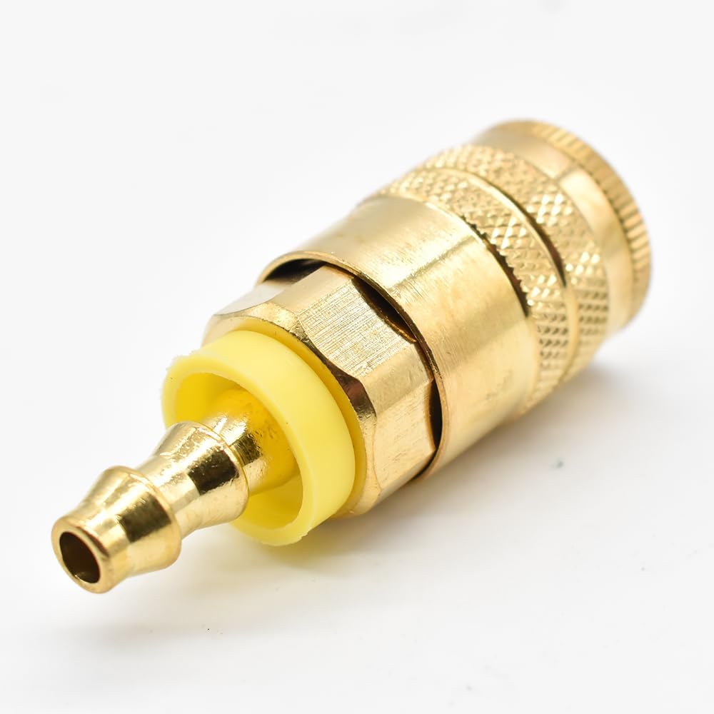Interstate Pneumatics CH445B 1/4 Inch Industrial Brass Coupler x 1/4 Inch Easy-Lock