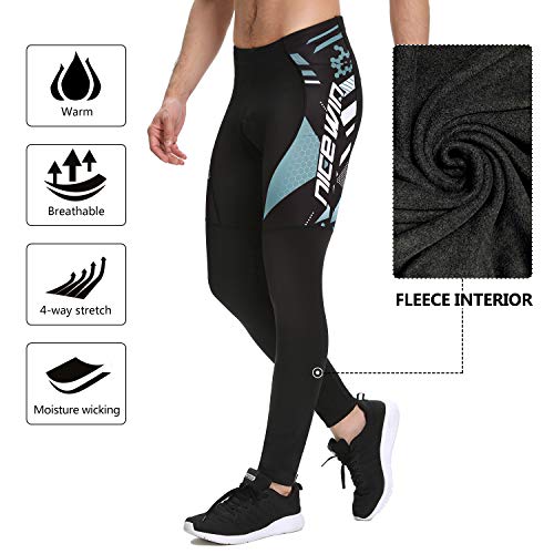 image for NICEWIN Mens Cycling Pants 3D Padded Road Bike Long Legging Tights wit