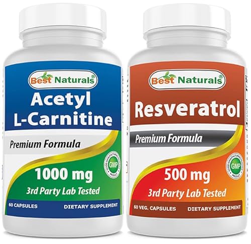 Acetyl L-Carnitine 1000Mg & Resveratrol 500 Mg #TOP2