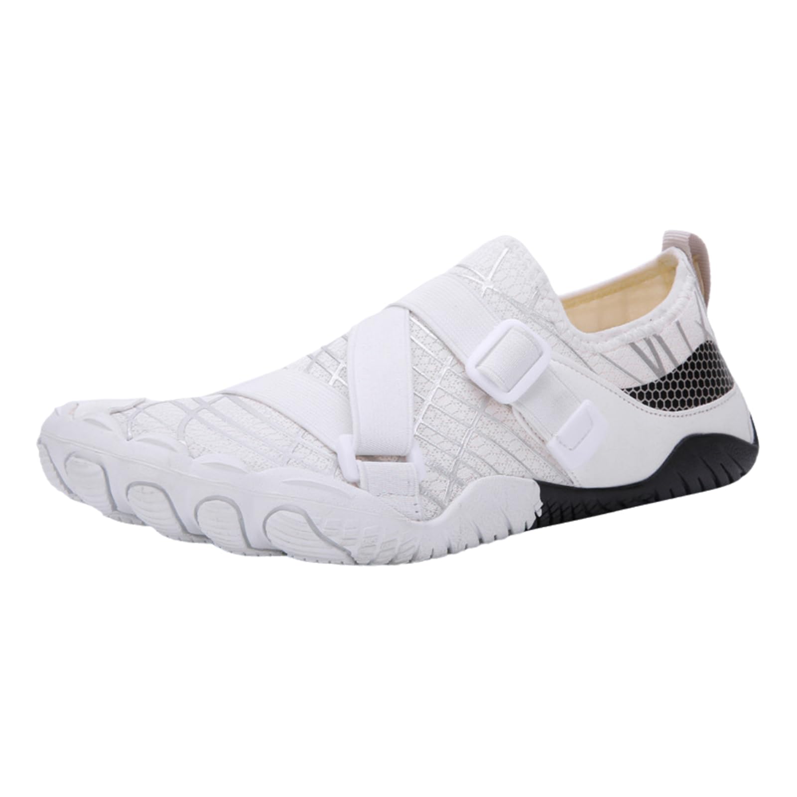 Viaoragiosa Men's 1 White Powerlifting Shoes,Weightlifting Shoes ,Barefoot Shoes Unisex,Weight Lifting Shoes,Lightweight And Easy To Carry,For Weight Training,Weightlifting,Squats,Deadlifts And More