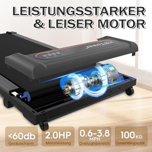 HBTower Laufband für Zuhause, 2 in 1 Walking Pad - 3