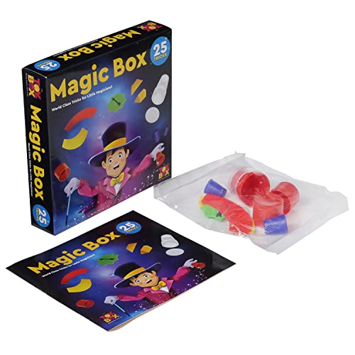 Image of Magic Box 25 Tricks for Kids Magic Tricks Party Game Fun Gag Toy, Present Birthday Toy for Boy, Girl, Multi Color
