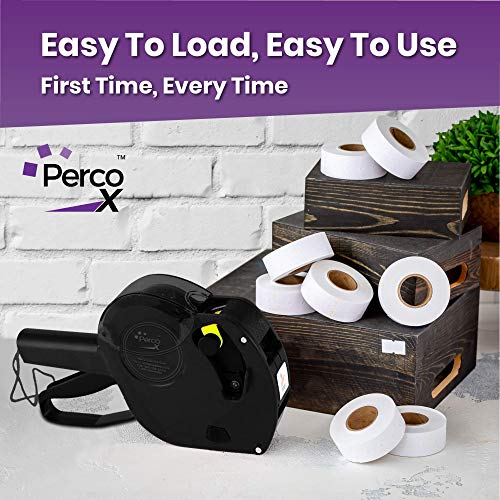 image for Perco X 1 Line Price Gun Kit - 1 Line Label Gun with 9000 White Blank 