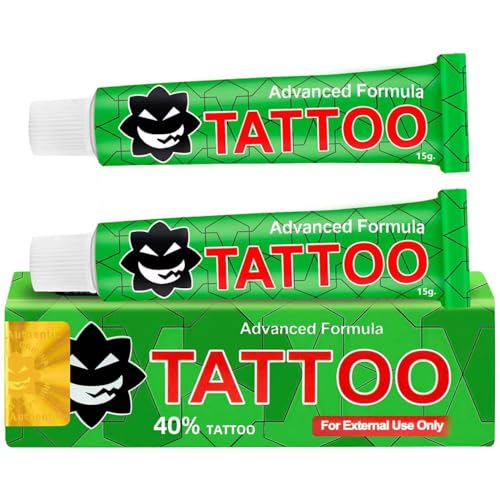 SKLO Tatto Cream Intense Moisturizing with Shea Butter & Coconut Oil Nourishing & Long Lasting Tatto Aftercare Cream Fragrance-Free Non-Greasy