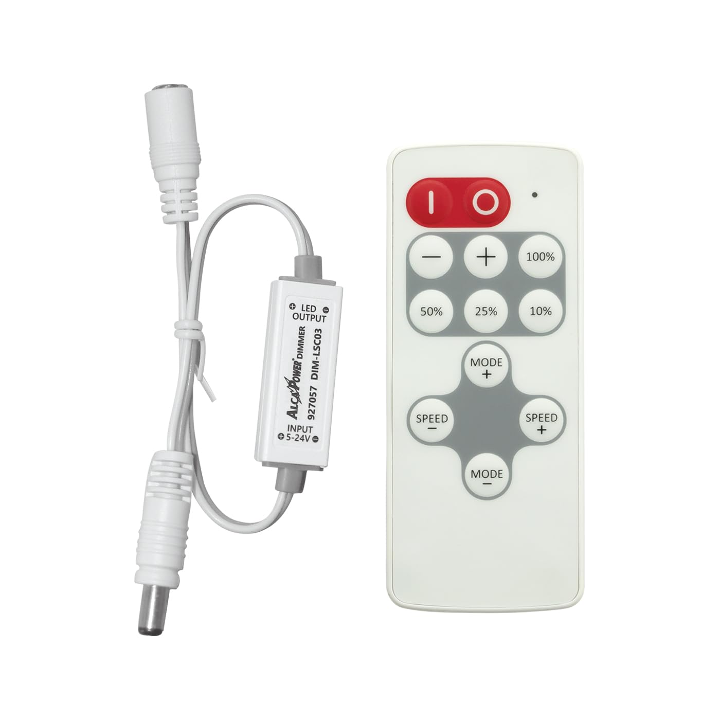 ALCAPOWER Dimmer per strisce LED + telecomando