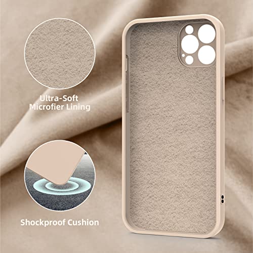 ElestBela iPhone 12 Pro Hülle Ultra dünne Silikon Schutzhülle