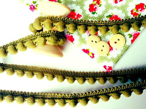 HomeBuy Pearl Pom Pom Bobble Trim - Pompoms Size Mini 10Mm (0.4