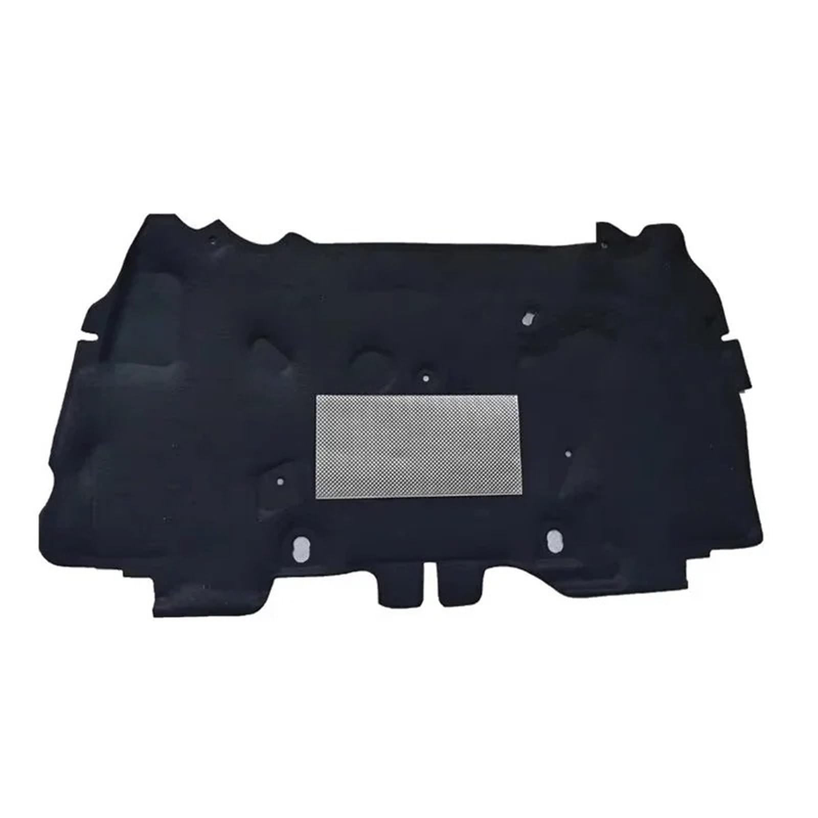 Himwqfuh A Piece Of Aluminum Car Hood Insulation Pad For Jeep For Wrangler Jk 2007~2017 Insulation Pads Cotton Mat Front Hood Engine Heat Sound Engine Soundproof Cover Car Accessories