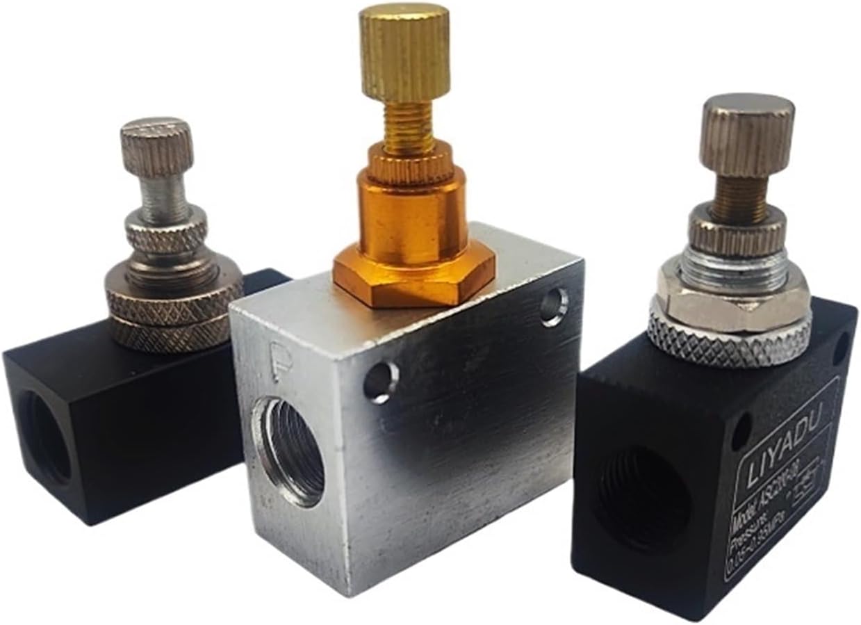 ASC100-06 ASC200-08 ASC300-10 KLA-06/08/10 RE-01 02 03 04 Pneumatic Speed Regulating Valve Flow Control Valve One-way Throttle(KLA-10)