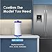 Waterdrop WF1CB Replacement for Frigidaire® PureSource WFCB, RG100, NGRG2000, WF284, 9910, 469906, 469910 Refrigerator Water Filter, 3 Filters