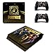 Playstation 4 Battle Royal Midas Konsole Skin, Decal, Vinyl, Aufkleber, Faceplate - Konsole und 2 Controller - Schutzhülle PS4 Slim