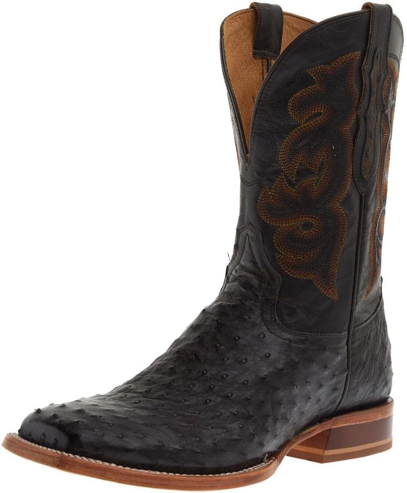 Tony Lama Men Moore Umber Full Quill Ostrich 11in. Umber Top