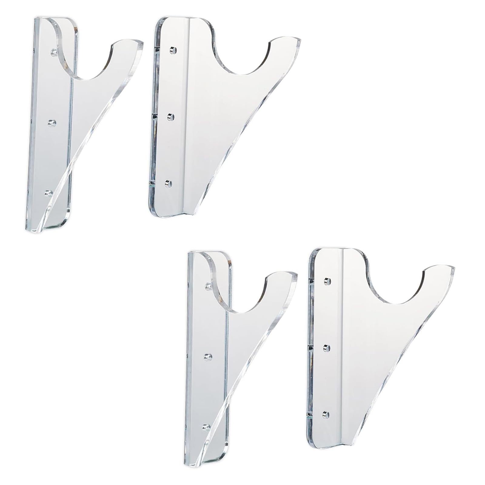 yanwuwa Practical Wall Mounted Swords Holder Light Sabers Wall Storage Shelves Sturdy Display Rack for Collectors Sturdy Acrylics Sabers Shelf