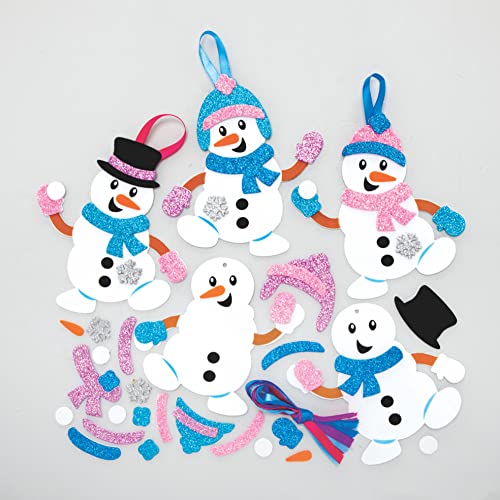 Baker Ross FC118 Schneemann Dekoration Bastelset - 8er Pack,...