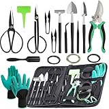 Bonsai Set 24 Piece, Outils De Bonsaï, D'outils De Jardinage, Outils Bonsaï, Garden Tool Kit Séparateur De Coffre, Professional Bonsai Tool Kit pour Jardin Topiaire