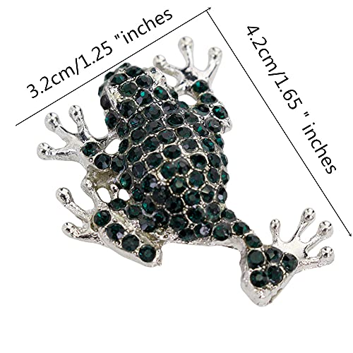 Image of Leopard Brooch Pin Jewelry Vintage Spotted Leopard Rhinestone Crystal Brooch Pin Lapel Pins Back
