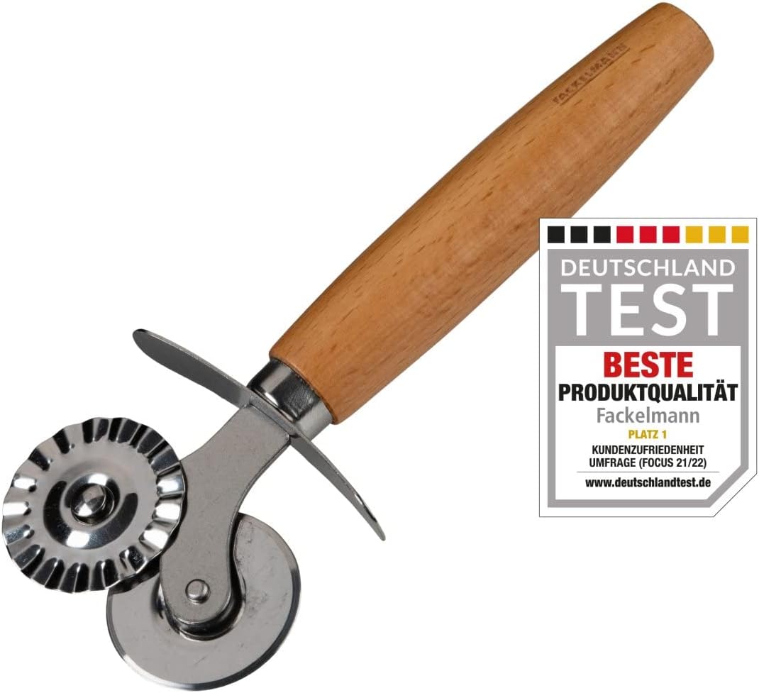 Besuche Fackelmann: Ovalgriff Edelstahl Teigrad