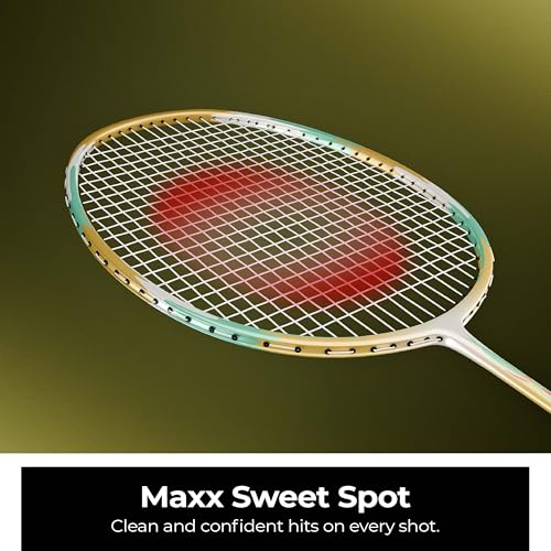 Image of Lifelong Badminton Rackets Set of 2 | 87g Carbon Shaft Lightweight Badminton Racket | Badminton Racquet Racket Set with Badminton Bag | Beginner & Intermediate Badminton Combo for Family