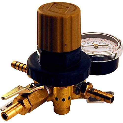 1-Way Secondary Air Regulator - Polycarbonate Bonnet: 1 Hose Barb x 1 Plug
