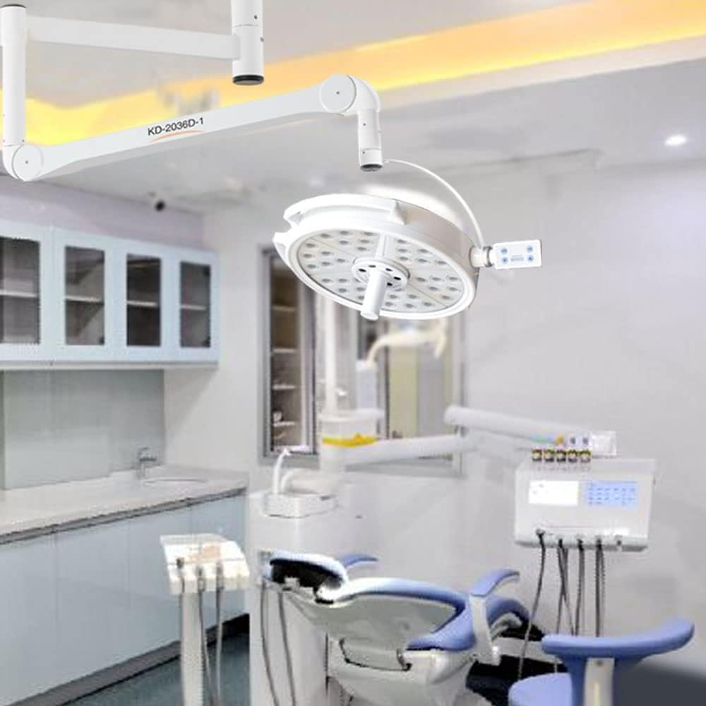 108W LED Ceiling Lamp Shadowless Operatory Lamp Exam Light 36pcs*3W Cold Light 360° Rotation KD-2036D-2