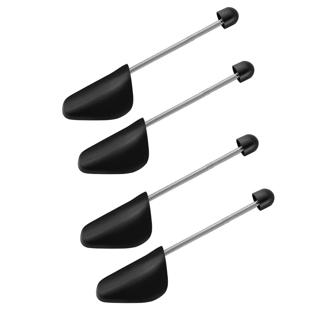 5 Paires Embauchoirs Leikurvo Homme - Plastique Avec Ressort, Réglables, Taille Unique, Noir