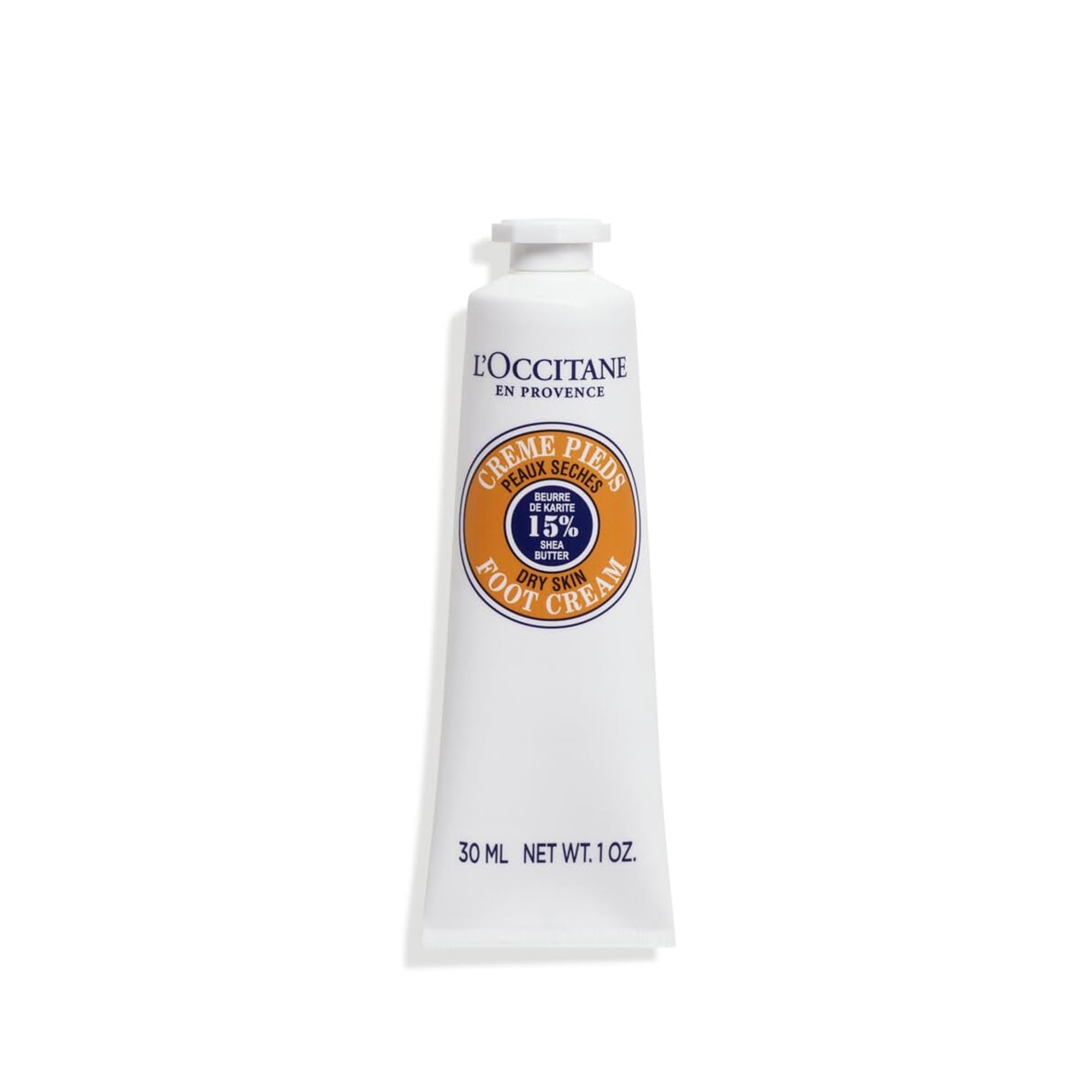 L'OCCITANE 15% Shea Butter Foot Cream Enriched with Lavender & Arnica. 1.00 fl oz