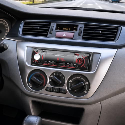 Inefala Single DIN in-Dash Car Radios Stereo Digital Bluetooth Audio