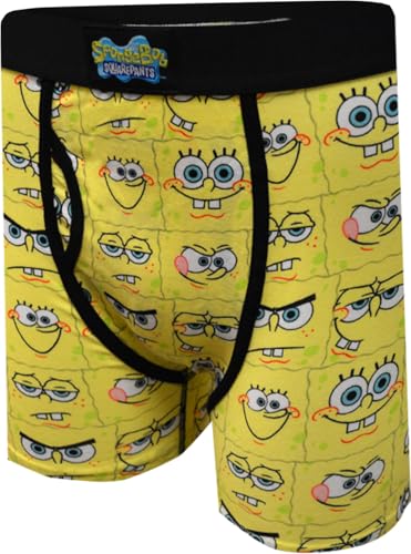 BioWorld Merchandising Mens SpongeBob Squarepants Moods Boxer Briefs2
