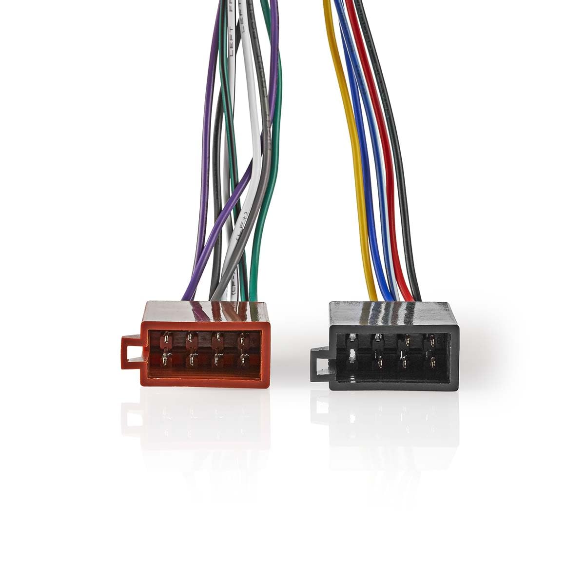 NEDIS ISO Adapter Cable, Suitable for Sony (16 Pin), 0.15m, Round PVC Cable with Nickel-Plated Connectors
