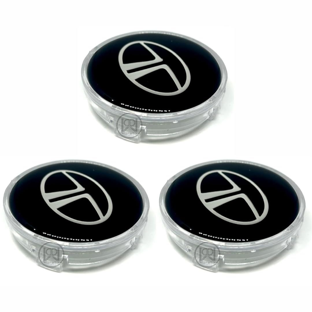 Tata Nexon Wheel Caps - Black Alloy Covers -5