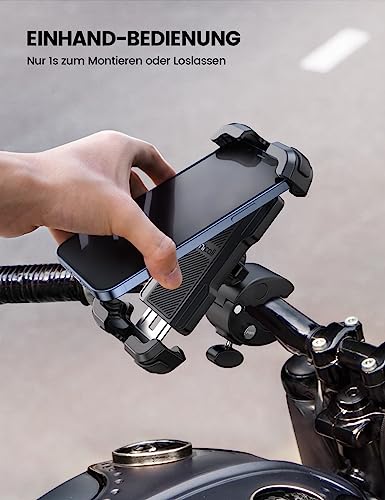 Fahrrad Handyhalterung Lamicall für Motorrad und andere Anwendungen