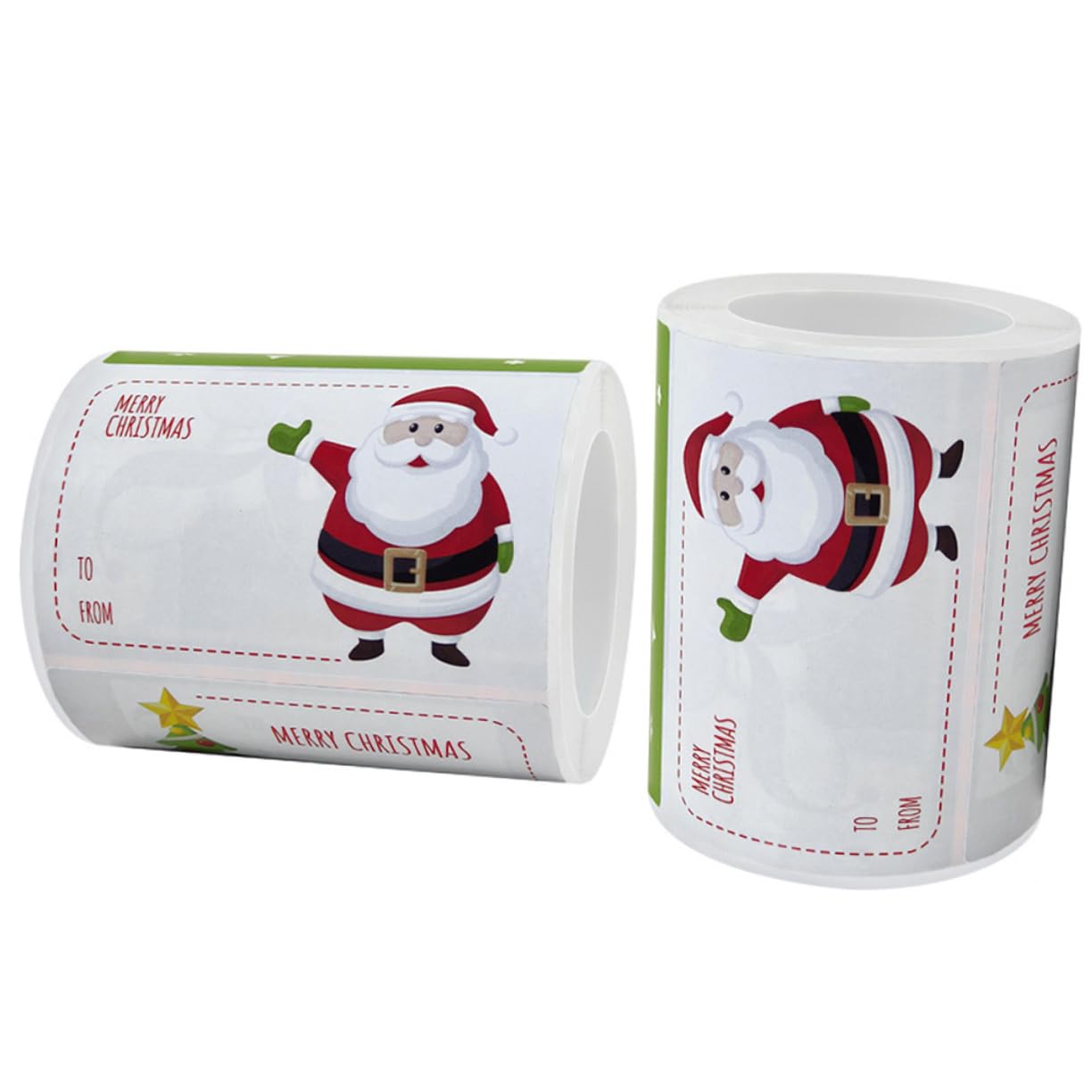 NUOBESTY 3 Set Etichette Adesive Natalizie Punto Scatole Con Coperchio Etichette Natalizie Adesive Etichette Natale Buon Natale Adesivi Decalcomanie Di Sigillo Decorativo 2 * 3
