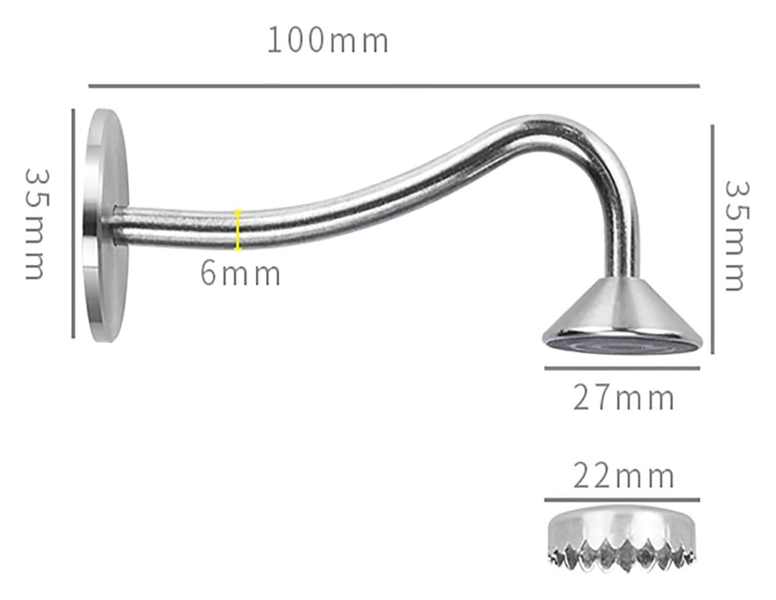 Jabonera, Plato de Soporte magnético for Ducha, Soporte for jabón de Barra montado en la Pared, Cesta de jabón sin Perforaciones de Acero Inoxidable
