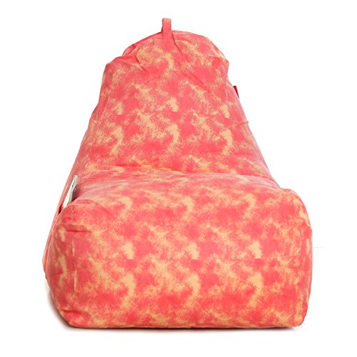 Image of Style Homez Hackey Cotton Canvas Abstract Printed Bean Bag XXL Size Filled with Beans Fillers
