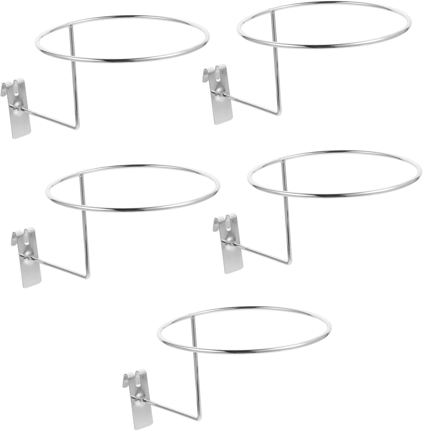 OKUMEYR 5pcs Pegboard Hat Rack Wall Mount Clothes Rack