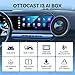 OTTOCAST I3 Android 13 CarPlay Magic Car Video AI Box for BMW 2017+, Watch YouTube Netflix Tiktok Disney+ etc Videos APP on BMW Car Screen, Download app, Split-Screen, with SIM & TF Slot