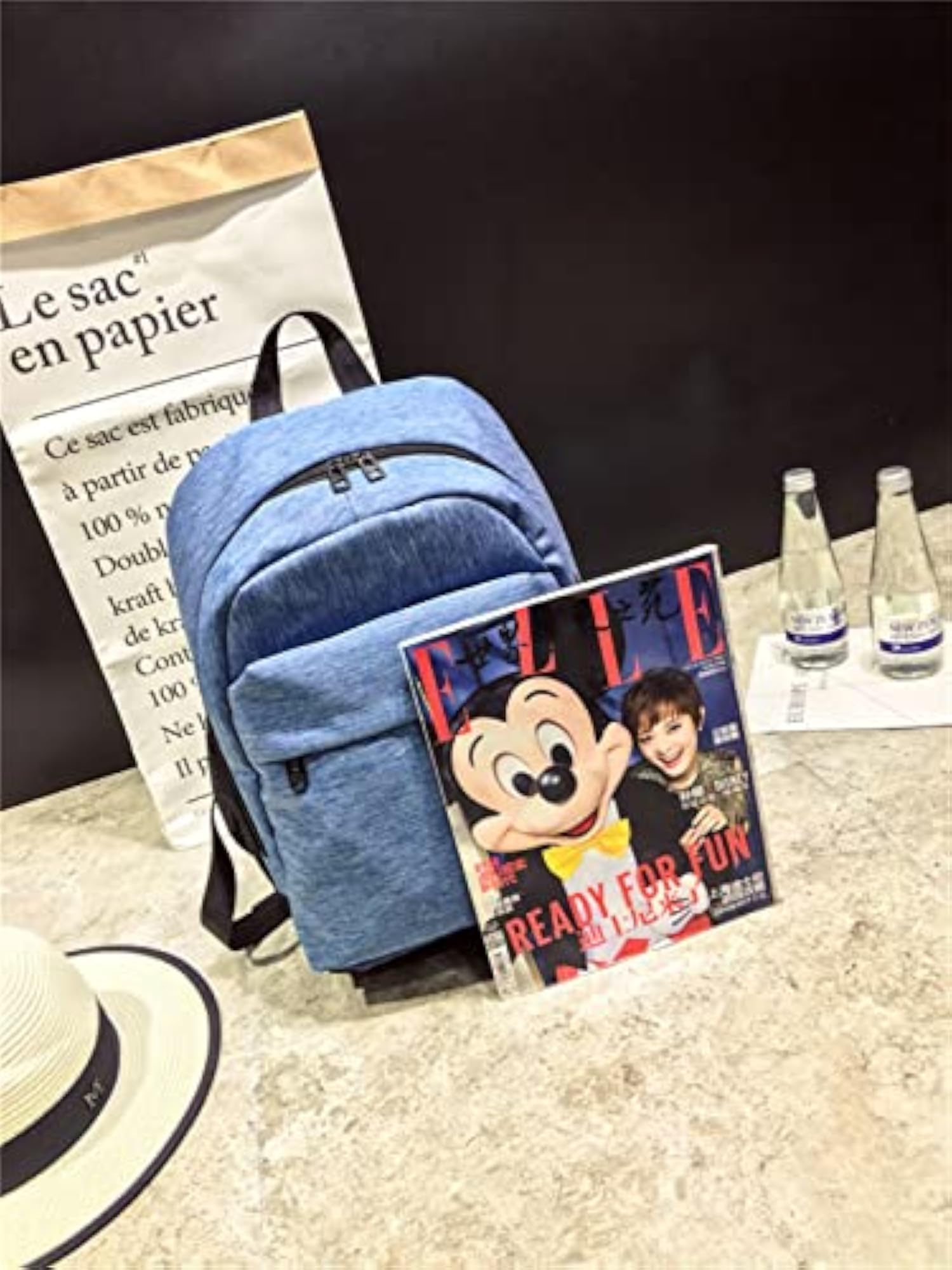 Women's Canvas Travel Backpack for Laptop, Large School Bag