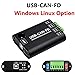 Industrial CAN/CAN FD Bus Data Logic Analyzer USB to CAN FD Adapter Communication(USB-CAN-FD-B)