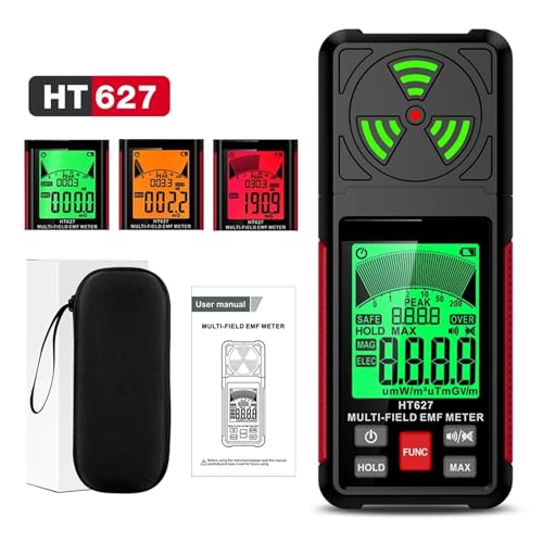 Detector de Radiación EMF HT627 Medidor Profesional miniatura 6