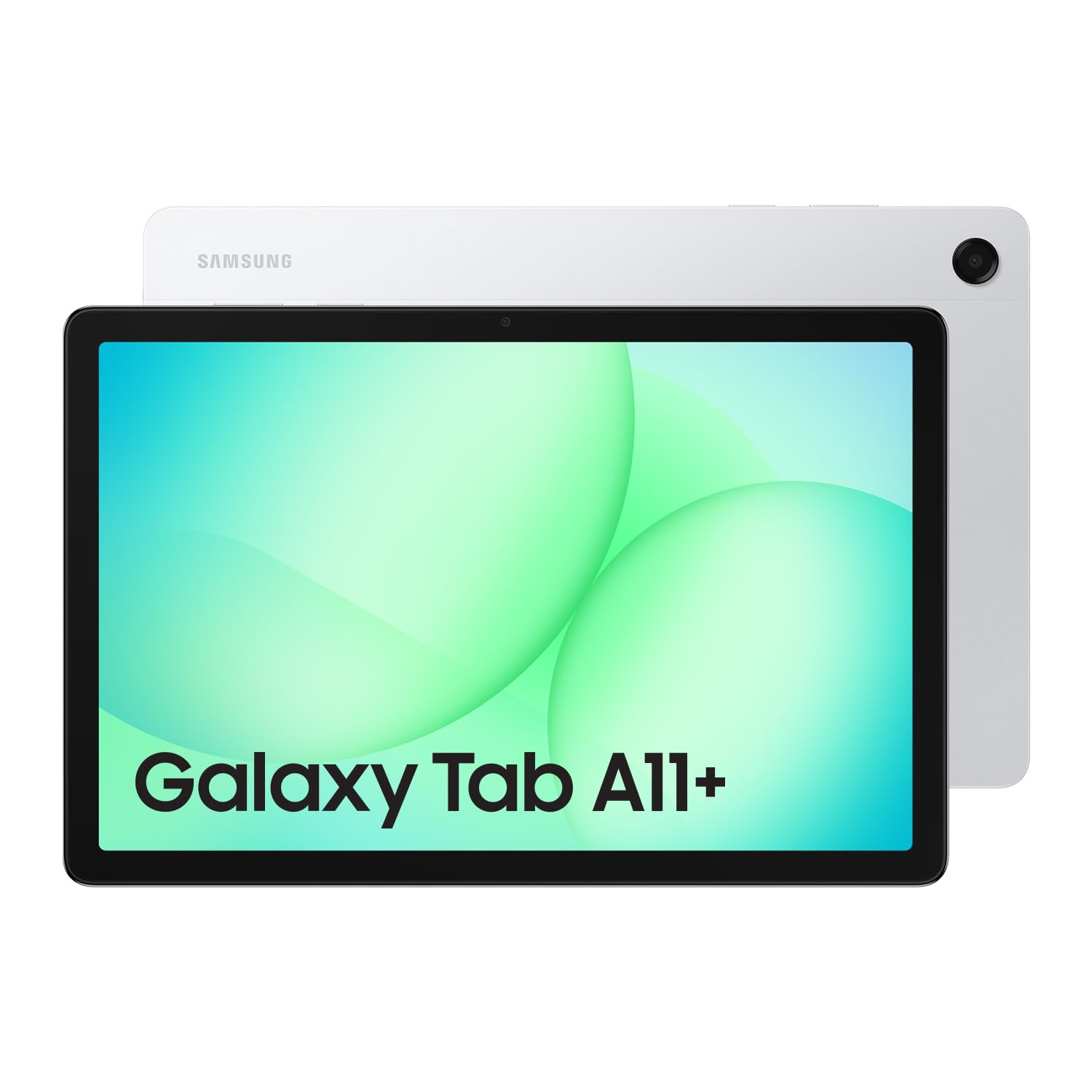 Samsung Galaxy Tab A11+ (CAD Version & Warranty) - Silver 128GB, 11" Android Tablet, External Storage Support, Headphone Jack, 25W Fast Charging