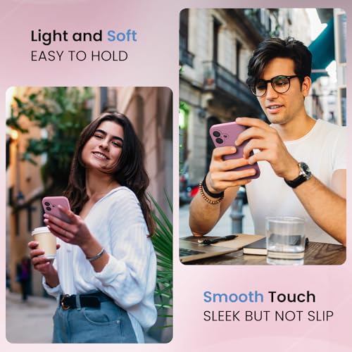 Image of FireNova Magnetic for iPhone 17 Case, Compatible with MagSafe, [Integrated Silicone Camera Control Button] [Camera Protection] Anti-Scratch Microfiber Lining Phone Case, 6.3 inch, Lilac Purple