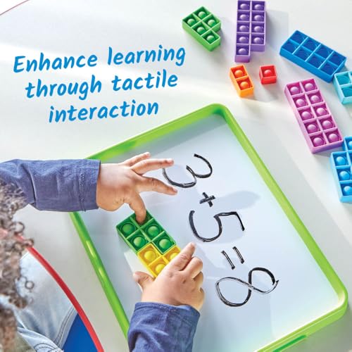 image for hand2mind Early Numeracy Sensory Bubble Poppers, Push Pop Fidget Toys 
